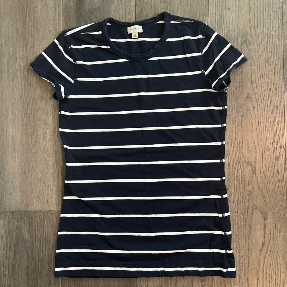 Cremieux Stripe Short Sleeve T Shirt